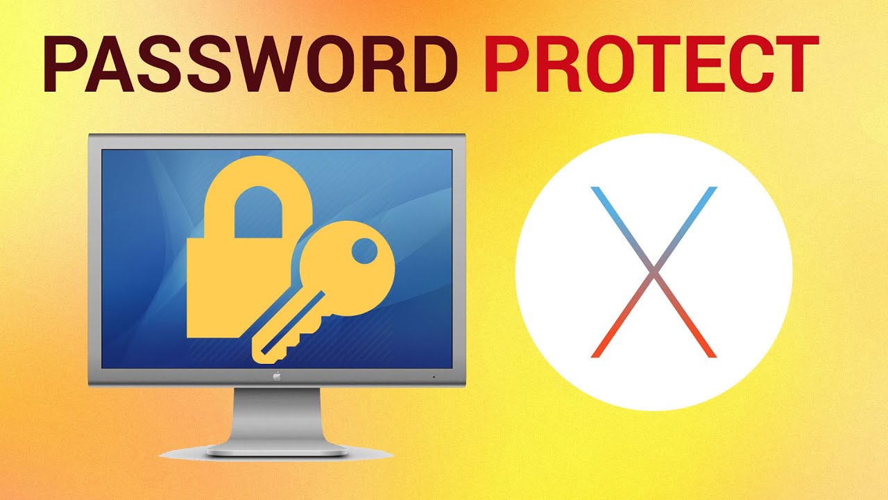 How to password protect a file
